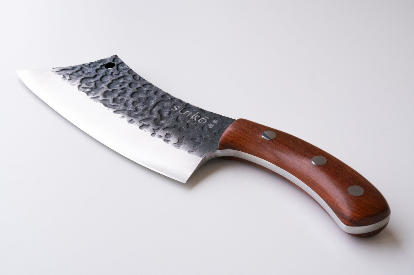 6.3 Inch Stainless Steel Handmade Cleaver Knife with Rosewood Handle